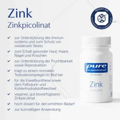 Zink Zinkpicolinat Kapseln, 180 St Zink