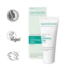 Hot Santaverde Pure Mattifying fluid ohne Duft, 30 ml