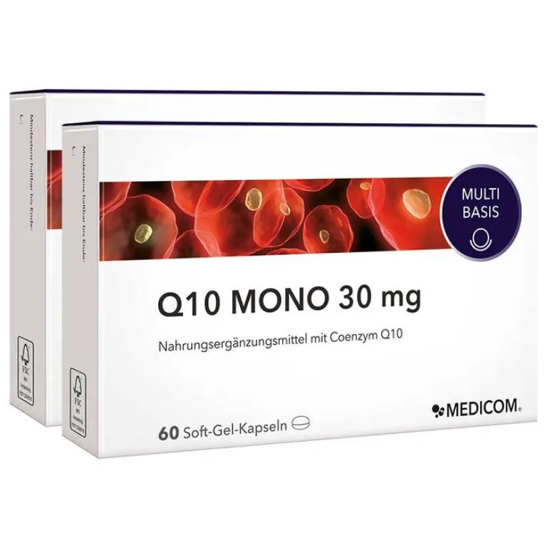 Outlet Q10 Mono 30 mg Weichkapseln, 2X60 St Coenzym Q10