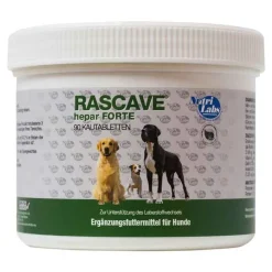 Outlet Nutrilabs Rascave hepar forte Kautabletten für Hunde, 90 St