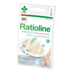 Best Ratioline Blasenpflaster 3,8x6 cm klein, 5 St Blasenpflaster