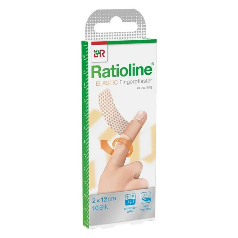 Online Ratioline elastic Fingerverband 2x12 cm, 10 St