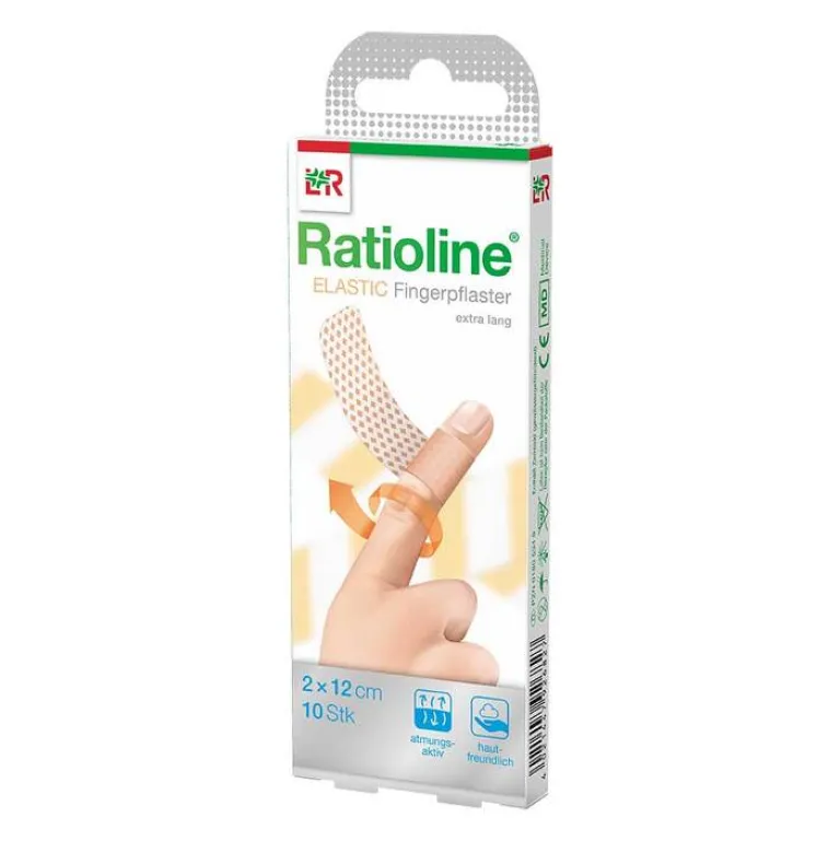 Online Ratioline elastic Fingerverband 2x12 cm, 10 St