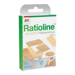 New Ratioline elastic Pflasterstrips in 4 Größen, 20 St