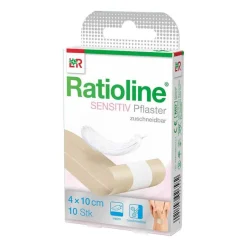 Online Ratioline ® SENSITIV Pflaster 4 cm x 1 m, 1 St