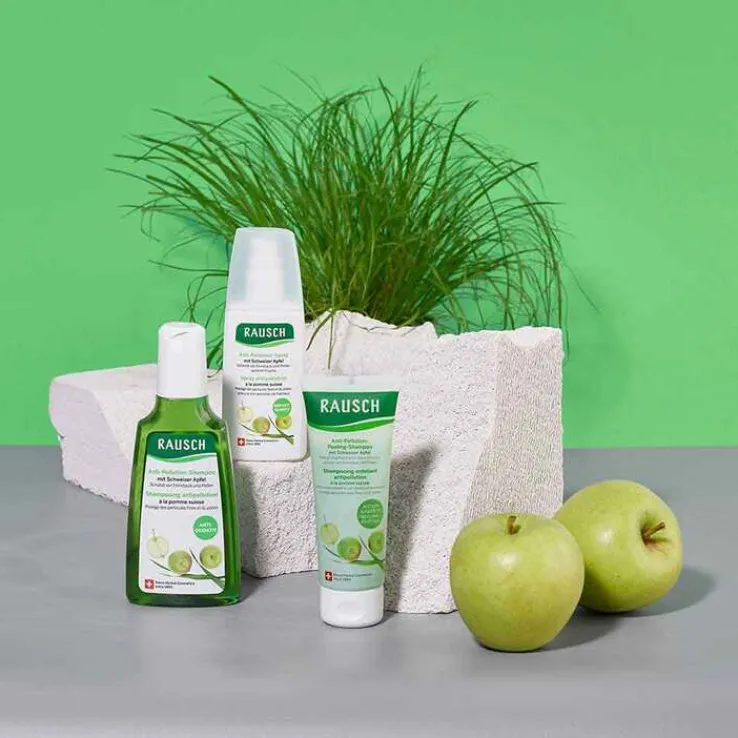 Rausch Anti-Pollution-Peeling-Shampoo mit Schweiz.Apf., 30 ml