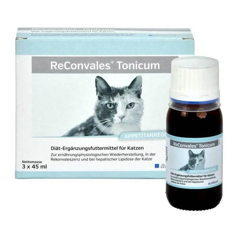 Hot Reconvales Tonicum für Katzen, 3X45 ml
