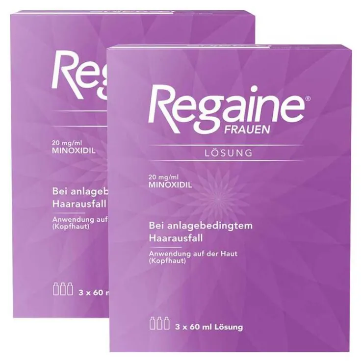 Regaine Frauen Lösung, 2x3x60 ml