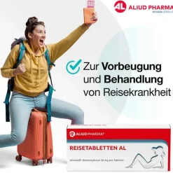 Discount REISETABLETTEN AL, 20 St Mittel Gegen Durchfall & Erbrechen|Übelkeit & Erbrechen