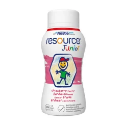 Resource Junior Erdbeer-Geschmack flüssig, 4X200 ml