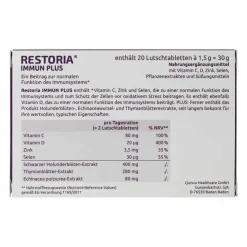Restoria Immun Plus Lutschtabletten, 20 St