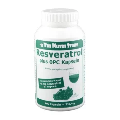 The Nutri Store Resveratrol plus OPC Kapseln, 200 St