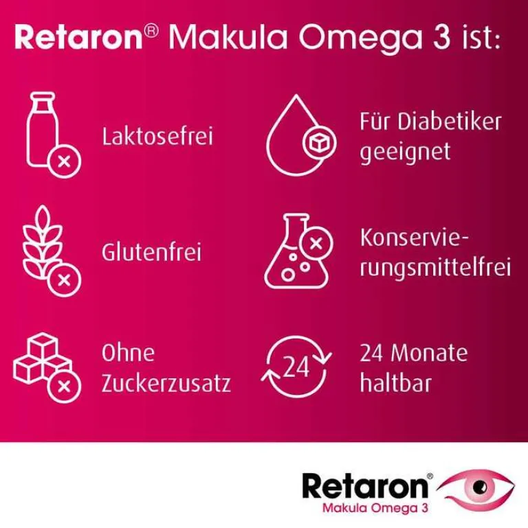 Hot Retaron Makula Omega-3 Kapseln, 30 St