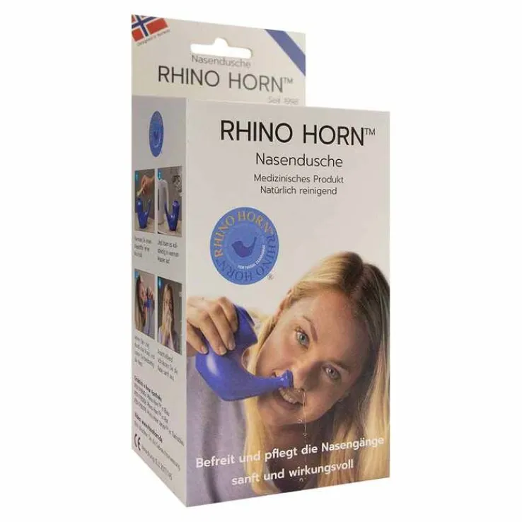 Rhino Horn Nasendusche blau, 1 St