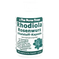 New Rhodiola 200 mg Kapseln, 200 St Rosenwurz|Erschöpfung