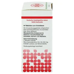 Sale DHU Rhus toxicodendron D6 bei rheumatischen Schmerzen Tabletten , 80 St