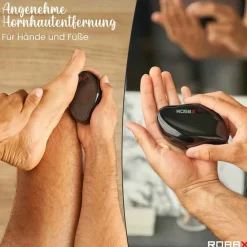 Clearance Nano-Glas Hornhautentferner schwarz, 1 St Hornhaut