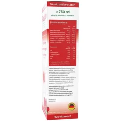 Hot Saft plus Vitamin D-Tabletten, 750 ml Vitamin D (Colecalciferol)