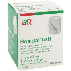 Rosidal haft Kompressionsbinde 8 cm x 5 m, 1 St