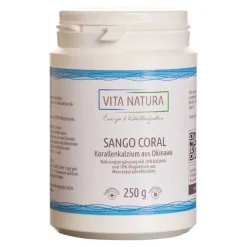 Sango Korallenkalzium Pulver, 250 g Calcium|Säure-Basenhaushalt