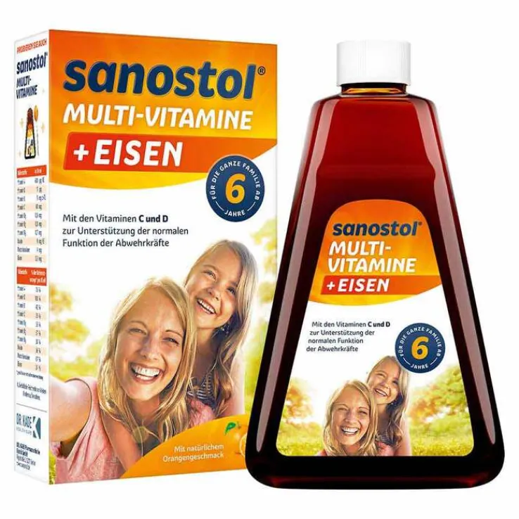 Sanostol plus Eisen Saft, 460 ml