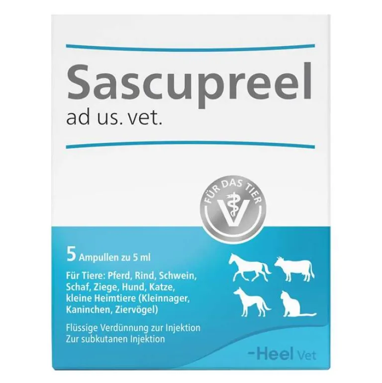 Sale Sascupreel ad us.vet.Ampullen, 5X5 ml Biologische Heilmittel Heel Gmbh