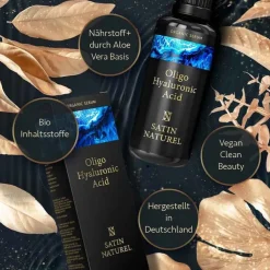 Satin Naturel Bio Oligo Hyaluron Serum Gesicht, 50 ml