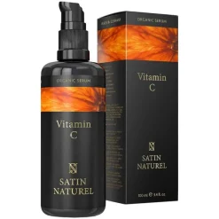 Clearance Satin Naturel Bio Vitamin C Serum Gesicht, 100 ml