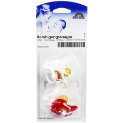 Hot Babyfrank Sauger Kirsche Latex Größe 1 0 - 6 Mon.weiß / rot, 2 St