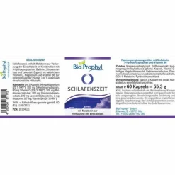 Hot Schlafenszeit Kapseln, 60 St Melatonin Tabletten