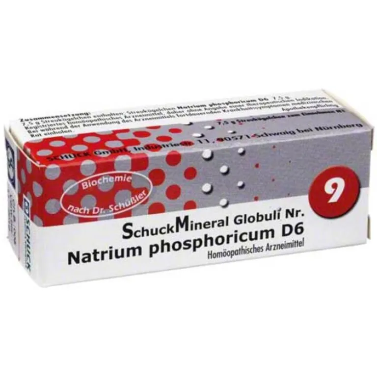 New Globuli 9 Natrium phosphoricum D6, 7.5 g Salze Als Globuli