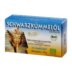 Schwarzkümmel Bio ägypt. Kapseln, 60 St