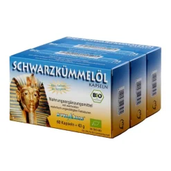 Best Schwarzkümmel Bio ägypt. Kapseln, 180 St Schwarzkümmelöl|Essentielle Fettsäuren