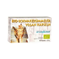 Online Dynamis Schwarzkümmel Bio Vegan Kapseln, 180 St