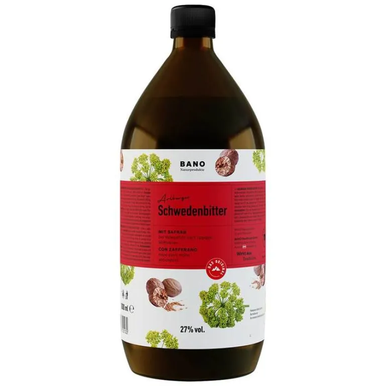 Hot Bano Schwedenbitter Arlberger Elixier, 1000 ml