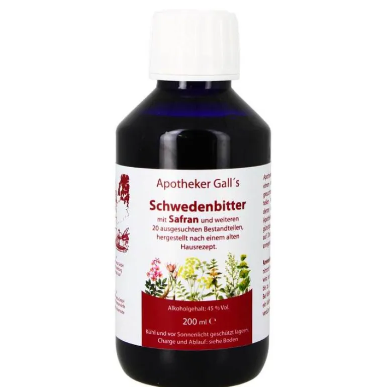 Sale Schwedenbitter mit Safran Lösung, 200 ml Schwedenbitter