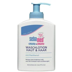 New Baby & Kind Waschlotion Haut & Haar, 200 ml Kinder Waschlotionen & Bäder|Für Kinder