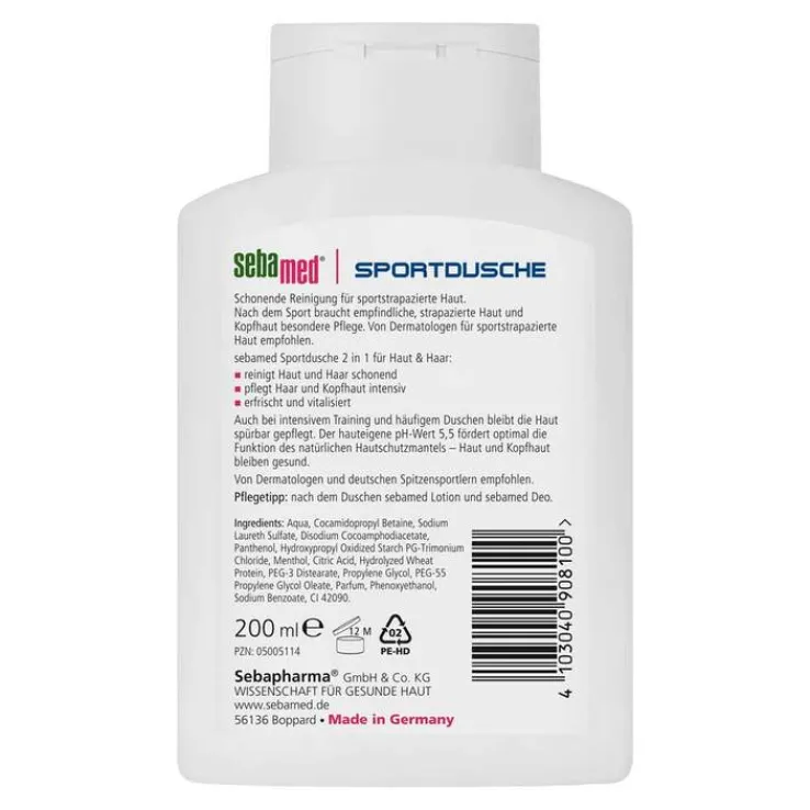 Sebamed Sportdusche, 200 ml