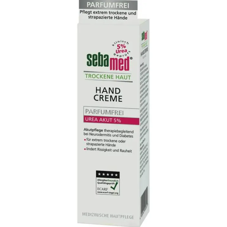Clearance Trockene Haut Parfumfrei Handcreme Urea 5%, 75 ml Handcreme
