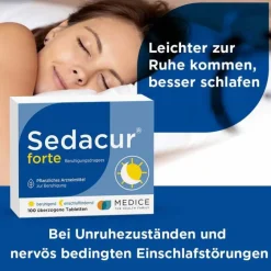 Online Sedacur ® forte Beruhigungsdragees, 100 St