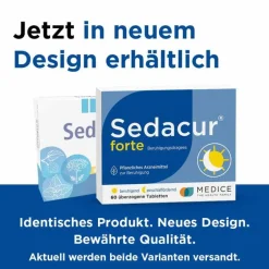 Online Sedacur ® forte Beruhigungsdragees, 60 St