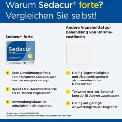 Online Sedacur ® forte Beruhigungsdragees, 60 St