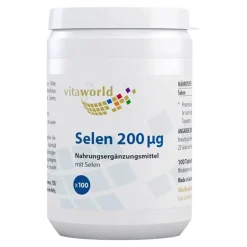 Clearance Vitaworld Selen 200 µg Tabletten, 100 St
