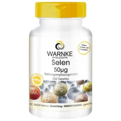 Clearance Warnke Selen 50 µg Tabletten, 250 St