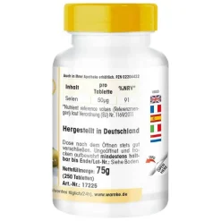 Clearance Warnke Selen 50 µg Tabletten, 250 St