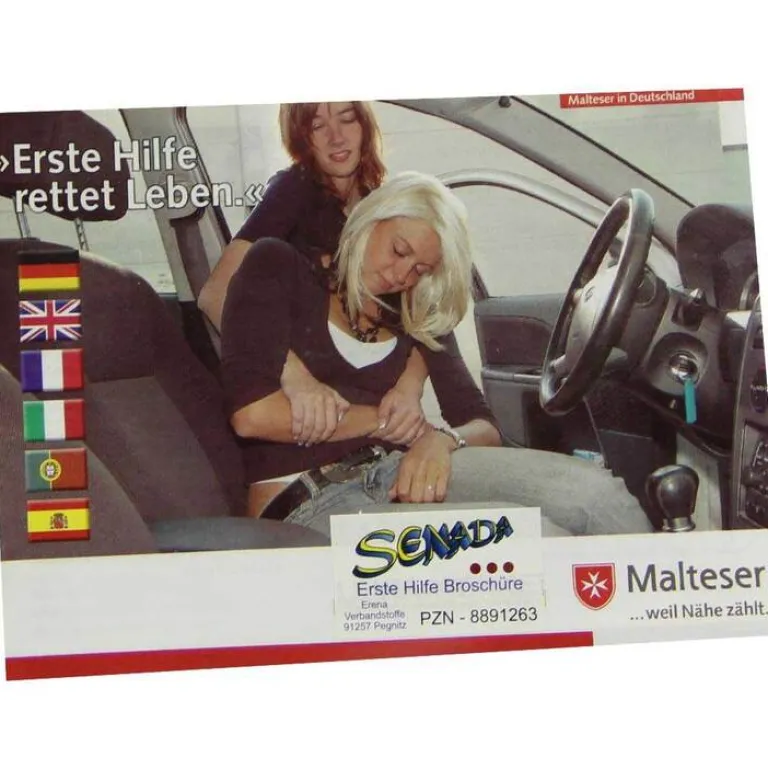 Outlet Senada Erste Hilfe Broschüre, 1 St Erste-Hilfe-Set