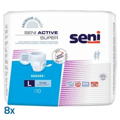 Hot seni ® Active Super Inkontinenzslip Einmal L, 8X10 St