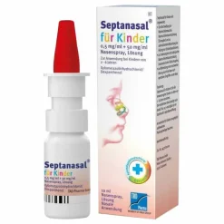 Septanasal® für Kinder 0,5 mg/ml+50 mg/ml Nasenspray, 10 ml Kinder Nasenspray Kinder