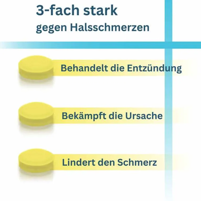 Outlet mit Zitronen-Honig-Geschmack 3 mg/1 mg Lutschtabletten, 16 St Halsschmerztabletten