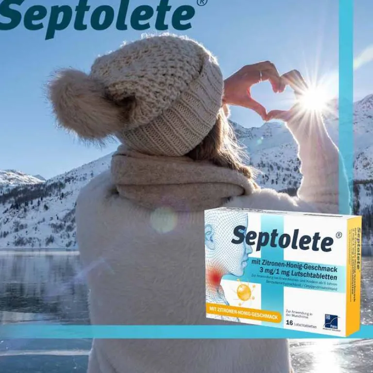 Outlet mit Zitronen-Honig-Geschmack 3 mg/1 mg Lutschtabletten, 16 St Halsschmerztabletten